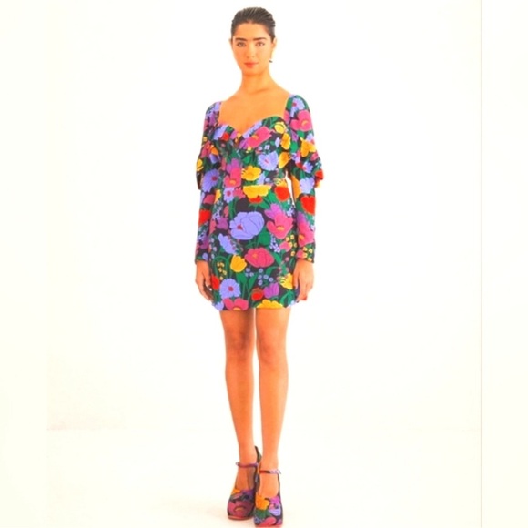 NWT Farm Rio Women's Floral Dress - Multicolor - Picture 3 of 13